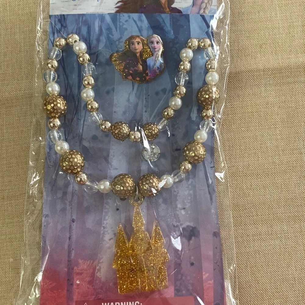 #3- Disney Frozen II Necklace & Ring Set (AI)